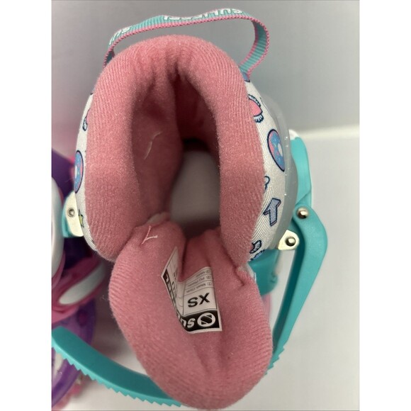 SULIFEEL Rainbow Hearts Adjustable Size XS 9-10 EU 25-28 Girl Roller Skates New - Picture 12 of 14